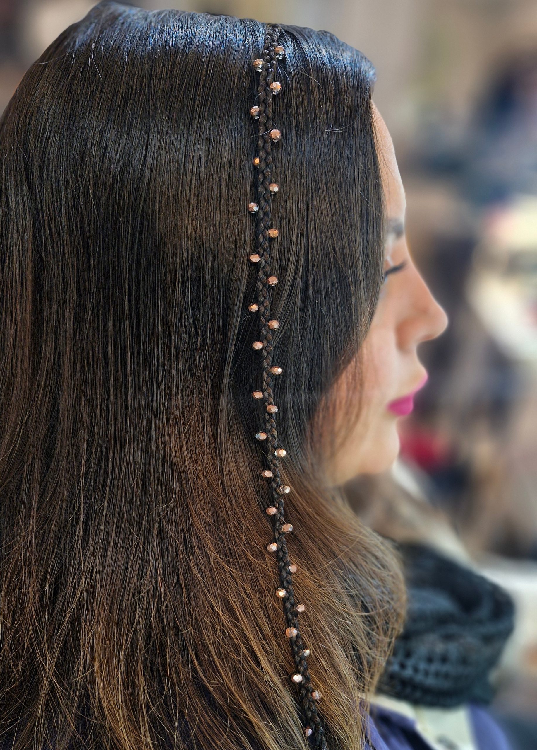 مدلهای محبوب بافت مو 11 بافت آویز مرواریدی